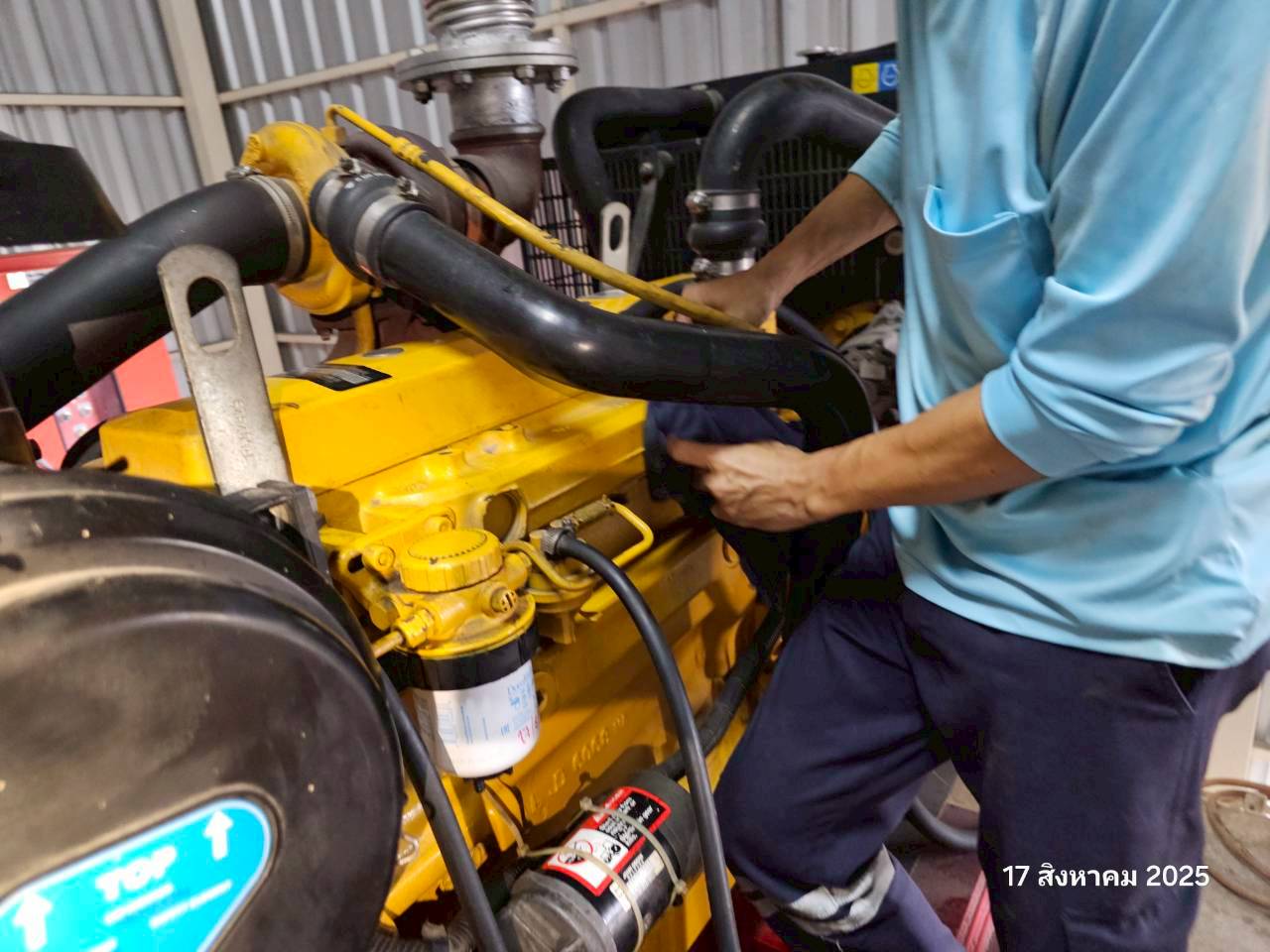 บำรุงรักษาเครื่องสูบน้ำดับเพลิง ซ่อมแซมระบบดับเพลิง และทดสอบระบบดับเพลิง