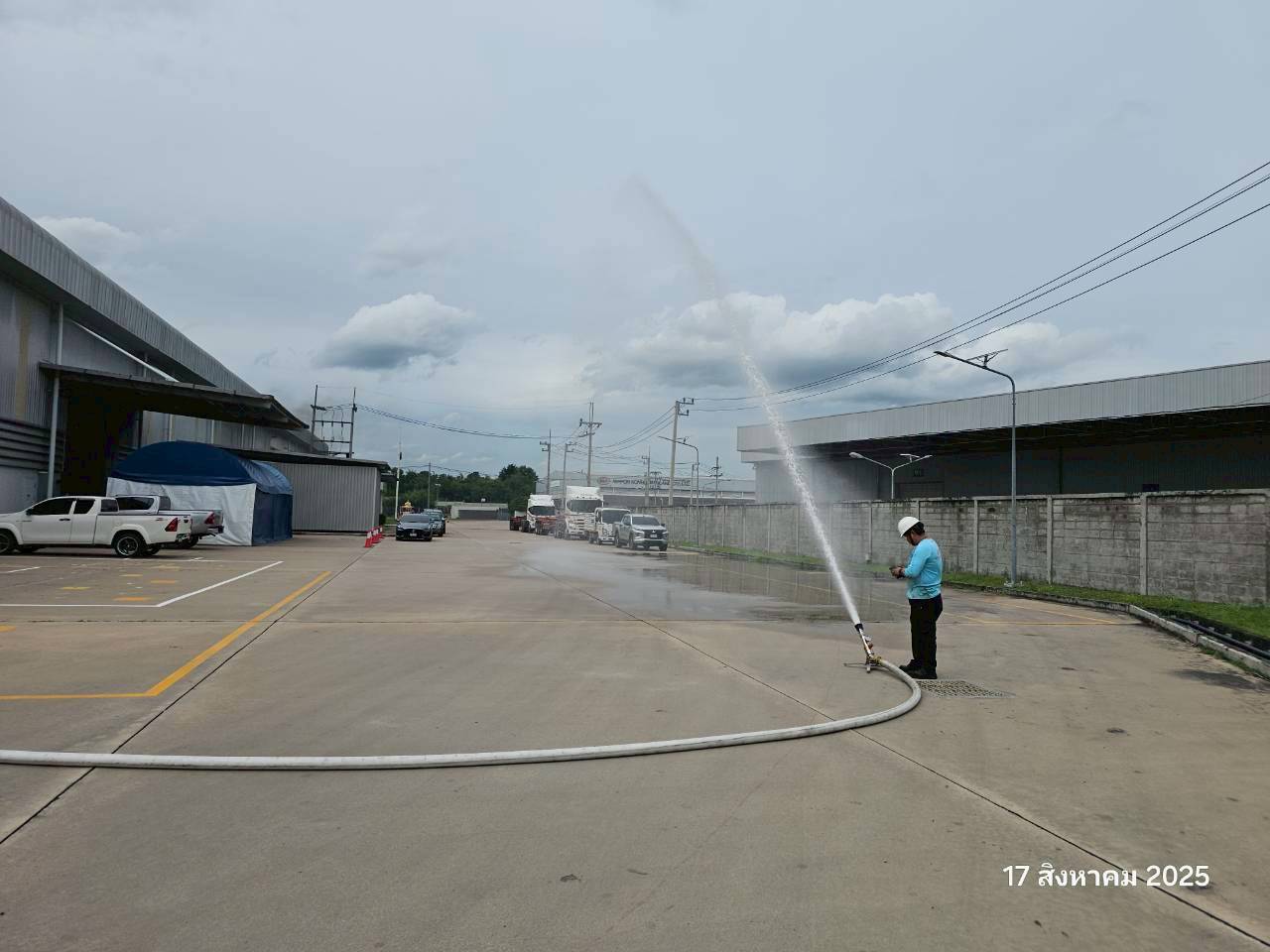 บำรุงรักษาเครื่องสูบน้ำดับเพลิง ซ่อมแซมระบบดับเพลิง และทดสอบระบบดับเพลิง